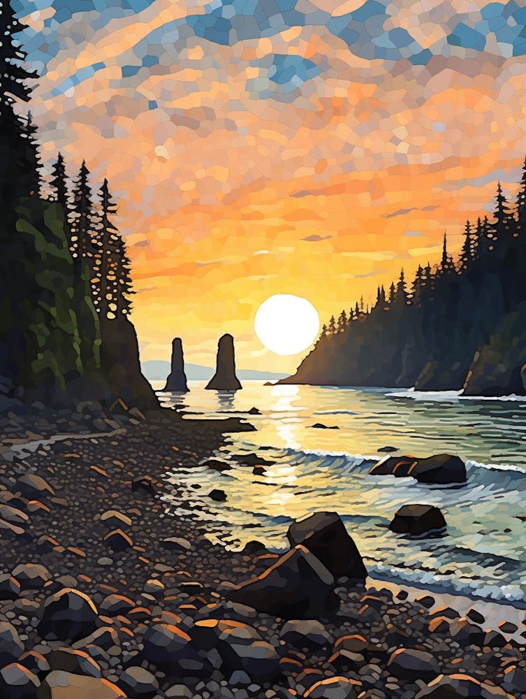 Olympic National Park Pointillismus 1
