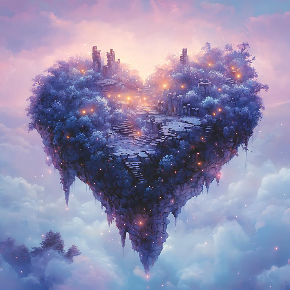 Floating Island Dreamy Batik Artworks 14