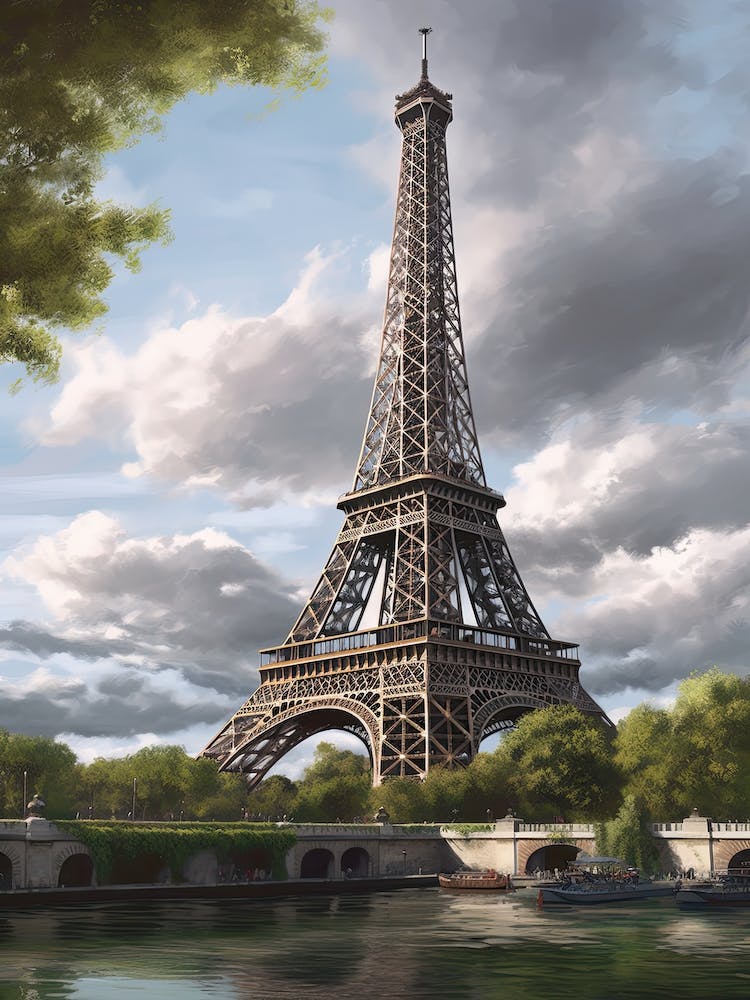 Eiffel Tower Paris France Dominic Davison Style 12