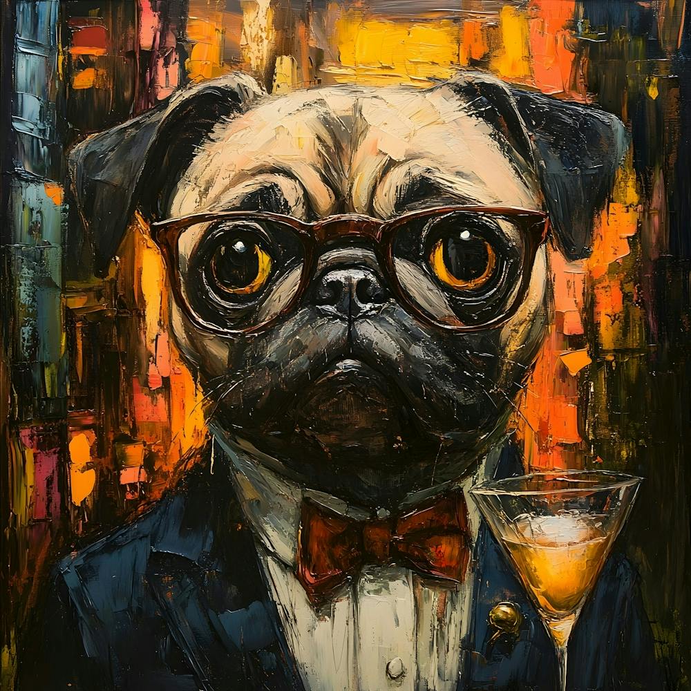 Gentleman Pug 1