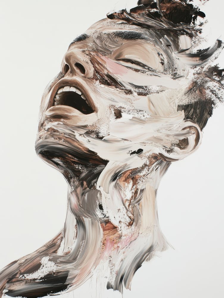 Abstract Portrait Of A Woman 134