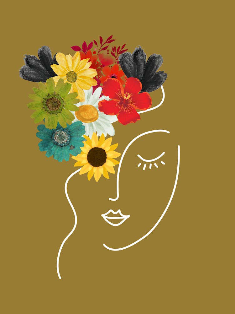 Flower woman