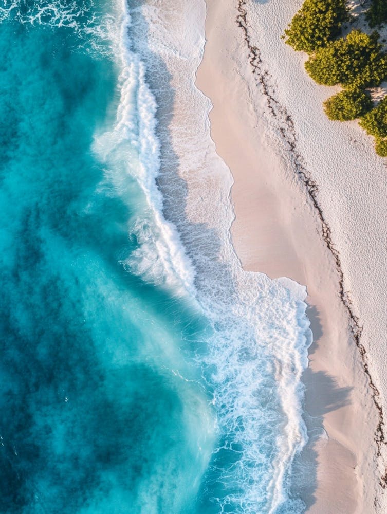 Aerial View Of A Tropical Beach 7