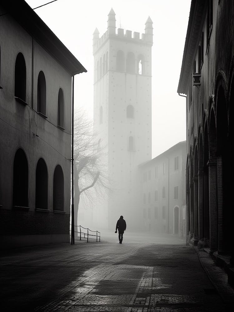 Parma, Italy,  Black And White Analogue Photography  1