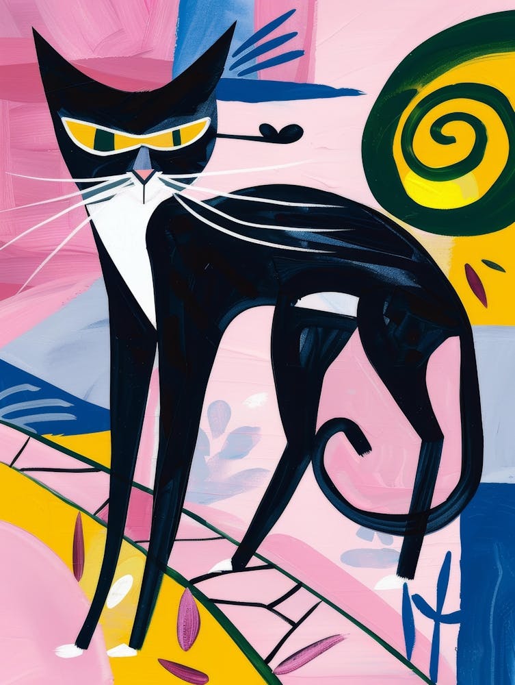 Cat In The Garden 10