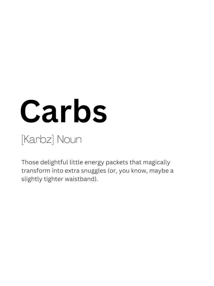 Carbs Definition Meaning