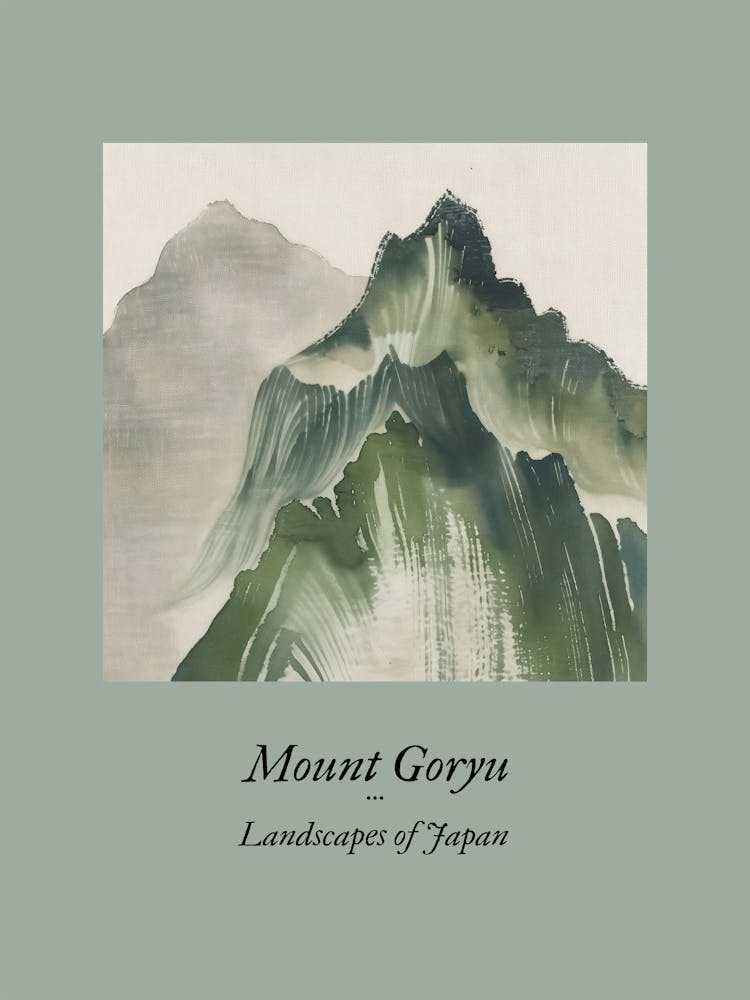 Paysages du Japon - Mont Goryu 77