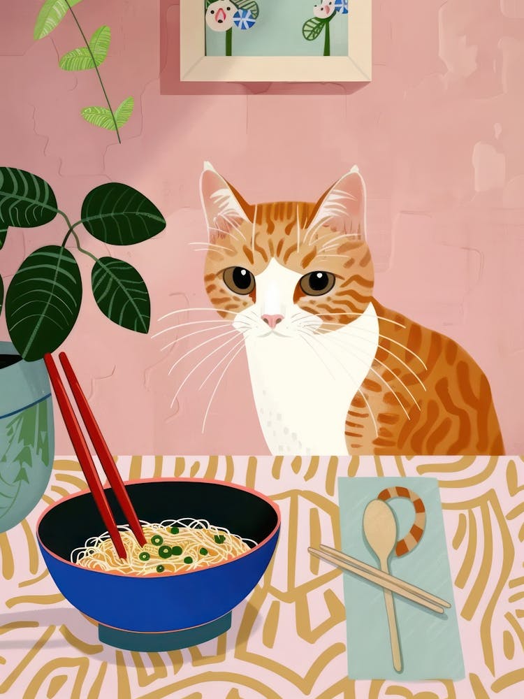 Cat And Ramen 3