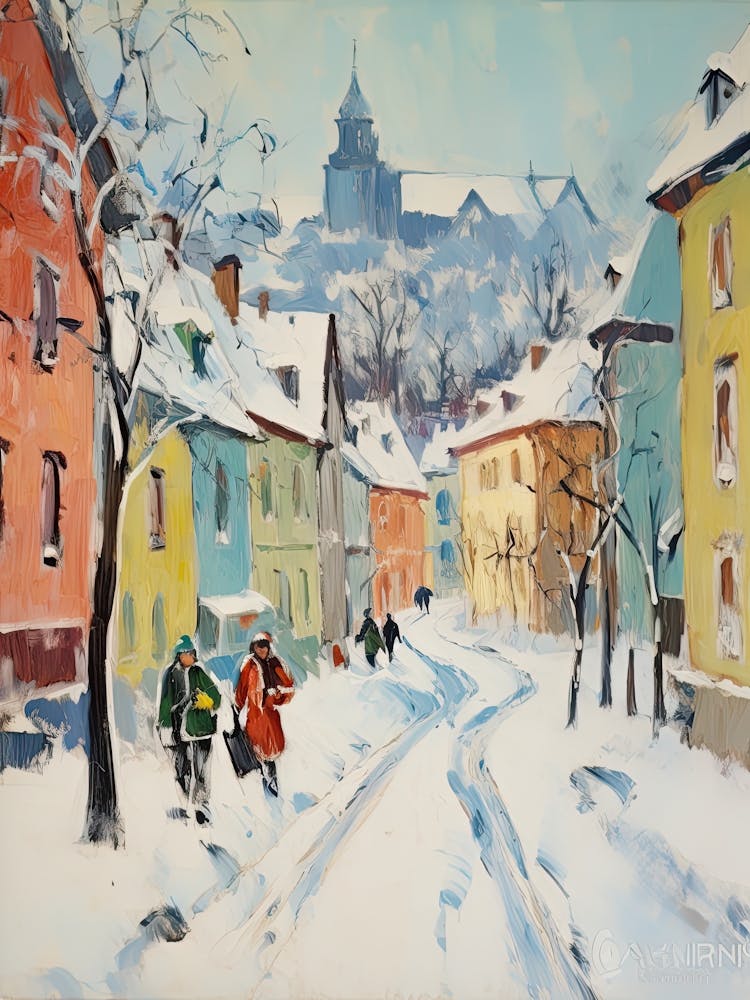 Winter Snow Krakow   Poland Snow Illustration 1