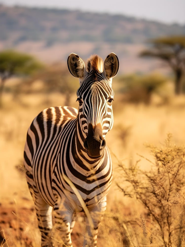 Portrait Of A Zebra V2