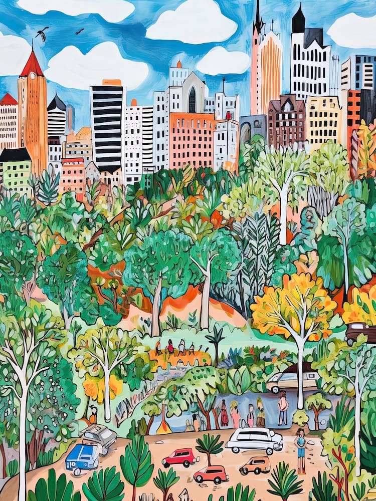 Pretoria, Dreamy Storybook Illustration 4