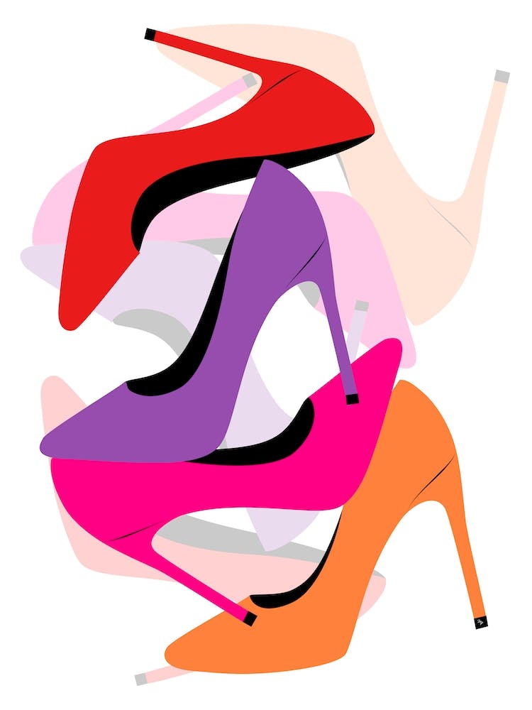 Retro Bold Heels