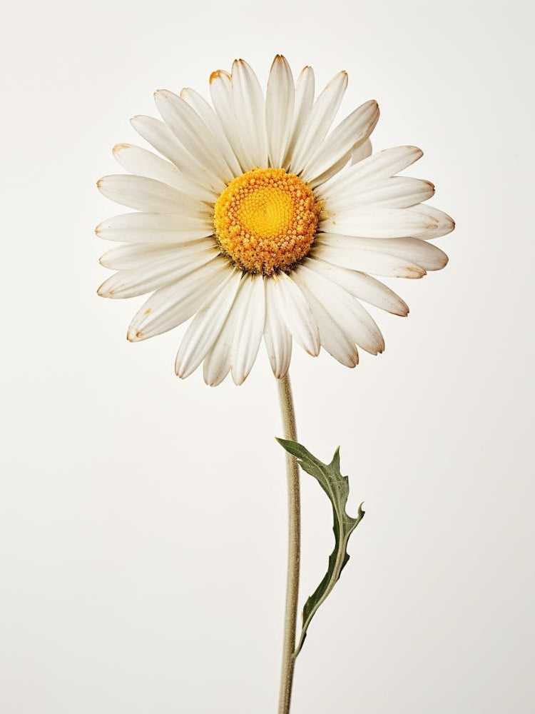 Pressed Flower Botanical Art Daisy