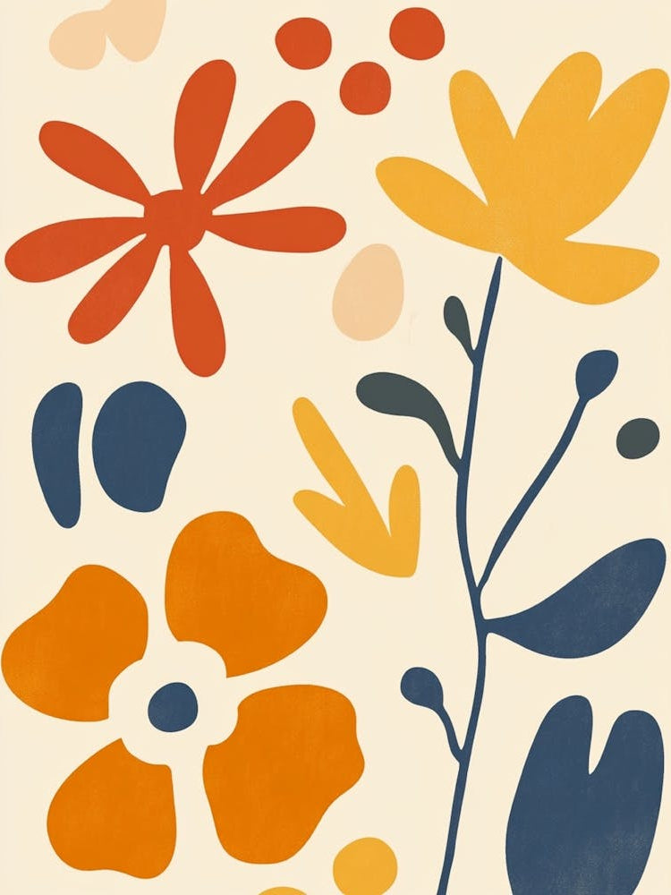 Abstract Floral Print 3