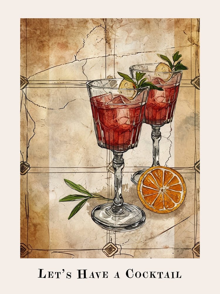 Let S Have A Cocktail Poster 1