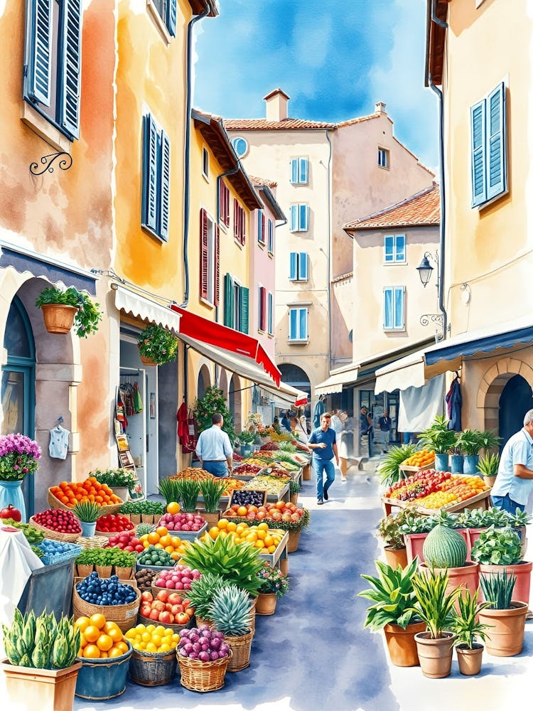 Fruit Market In France 1