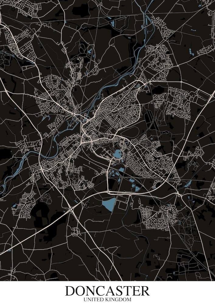 Doncaster Black Blue