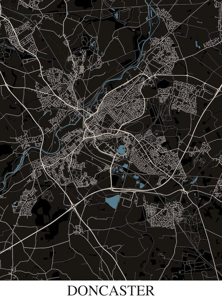 Doncaster Black Blue