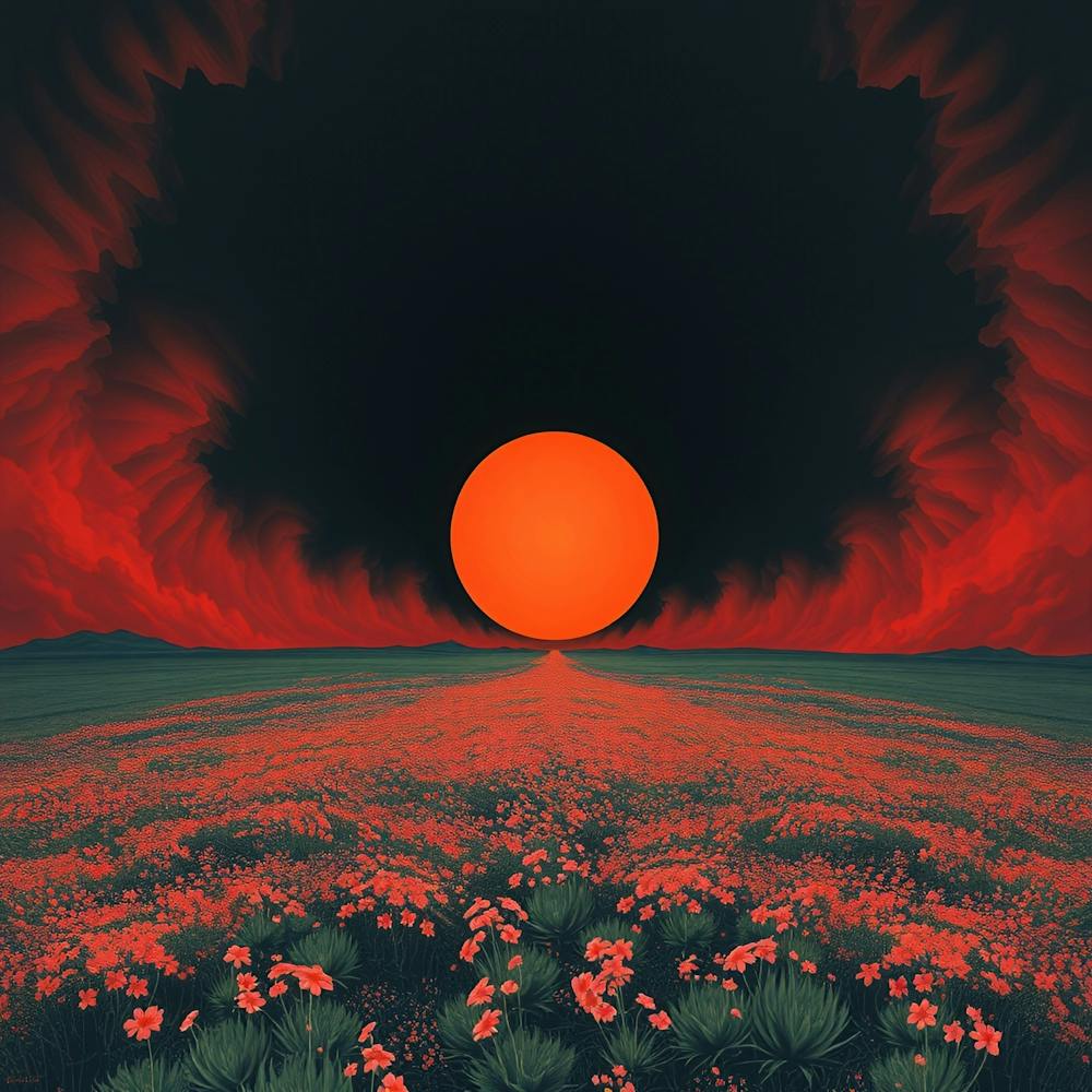Sunset In The Field 3