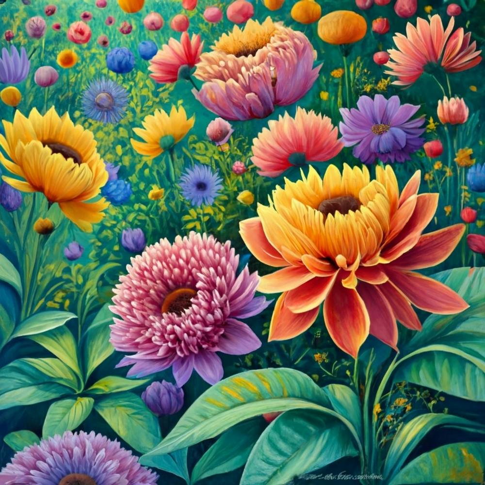 into the garden : Dahlias