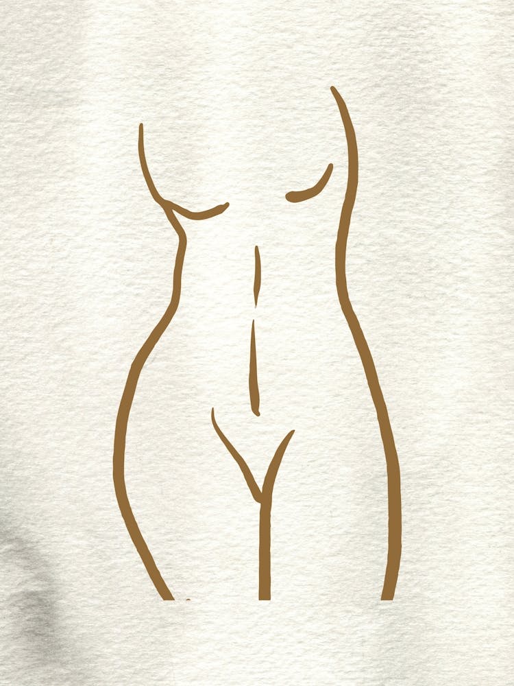 Woman body line Figure