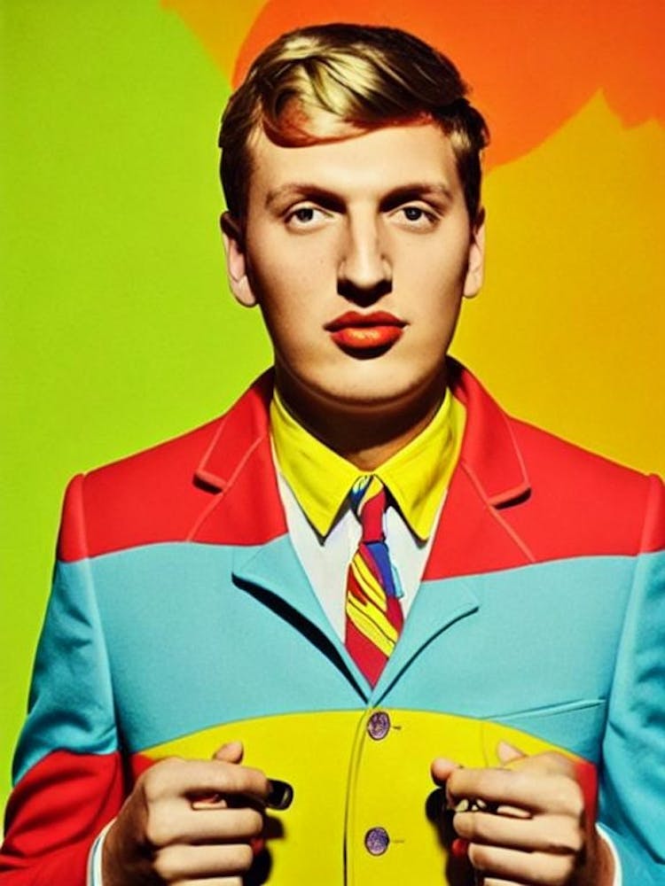 George Ezra Colourful Pop Art