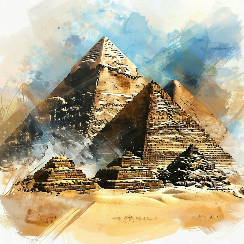 A Pyramids Of Giza Expressive Strokes Illustrati 1719990950 4