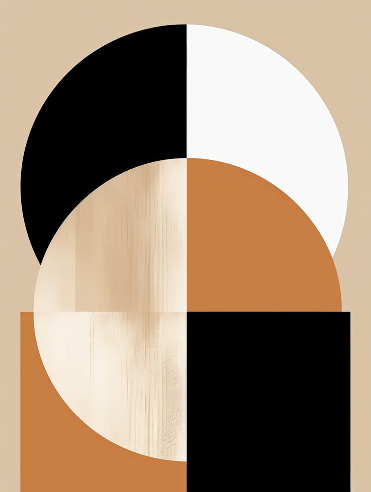 Subtle Sundance; Beige Mid Century Sunbeams