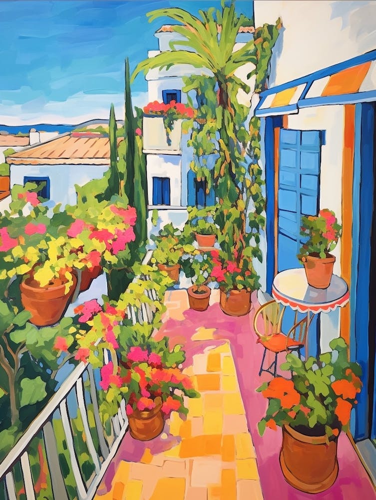 Marbella Spain 5 Fauvist Painting