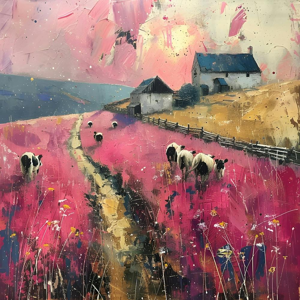 Pink Field, Abstract Expressionism, Minimalism, and Neo-Dada