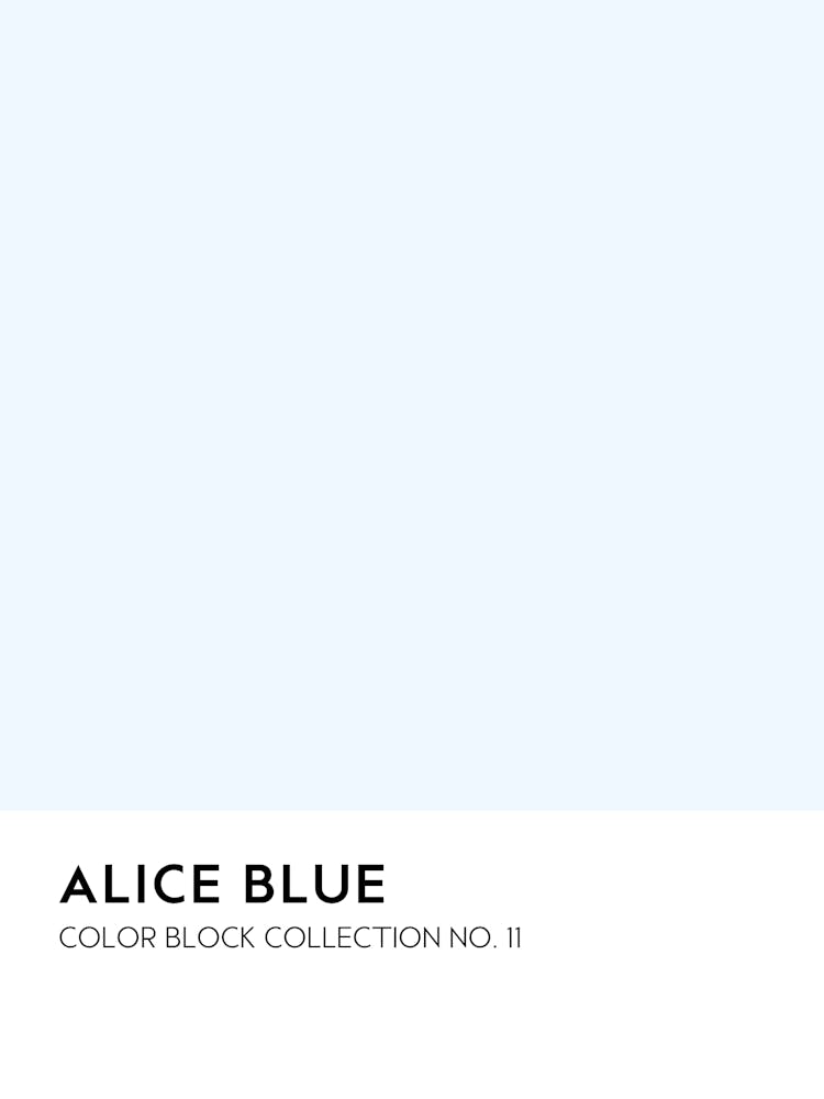 Alice Blue Color Block Collection Wall