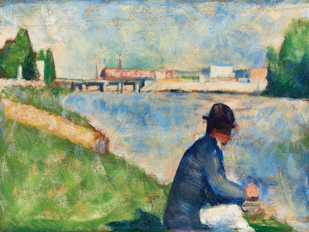 Study For Bathers At Asnières 1, Georges Seurat