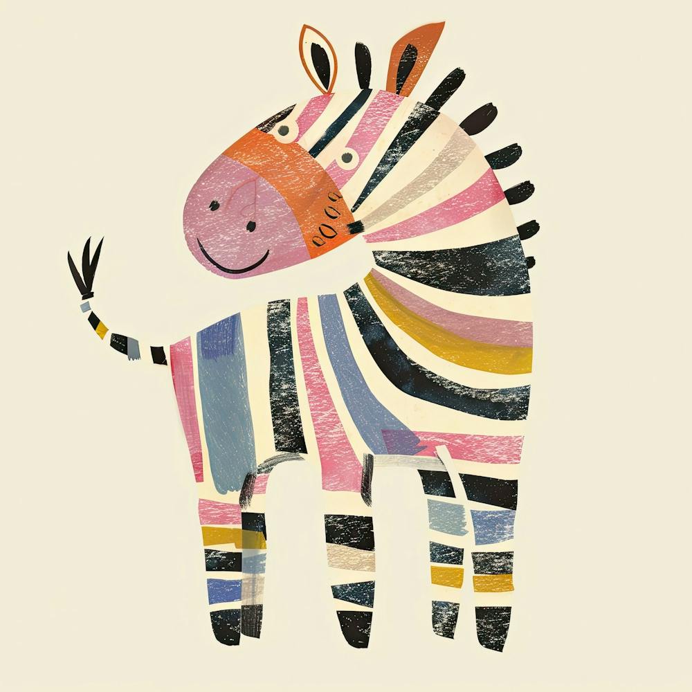 Charming Illustration Zebra 2