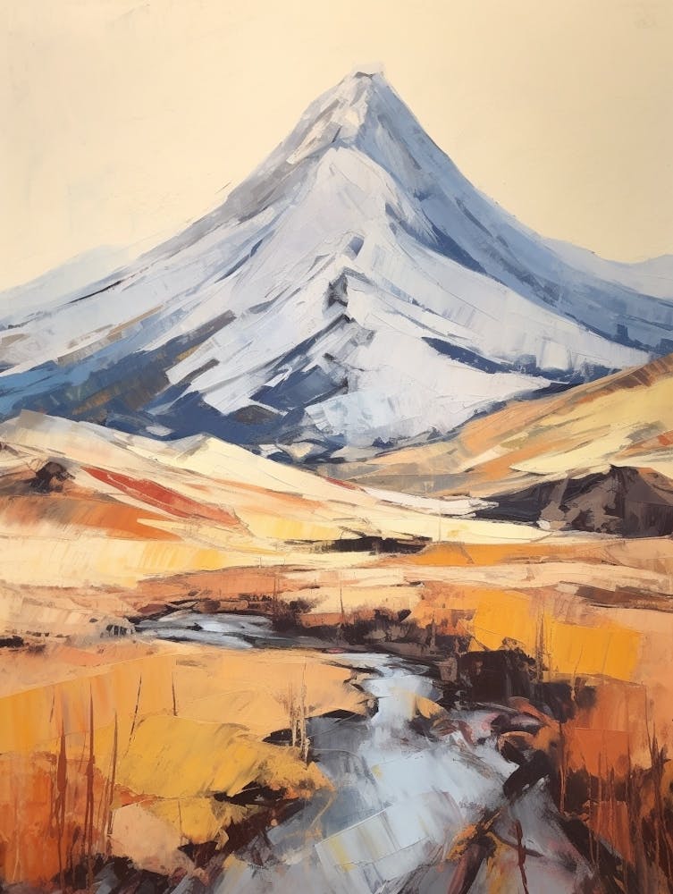 Ben Alder Scotland 3 Mountain Painting
