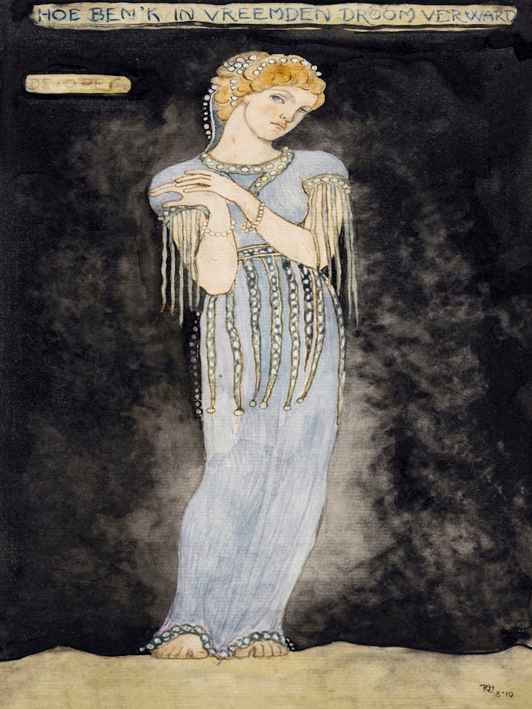 Design For Costume For Deiopeia (1910), Richard Roland Holst