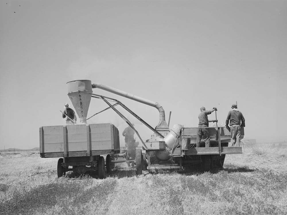 Combined Hay Picker Upper And Chopper Developed By Members Of The Casa Grande Valley Farms, Pinal