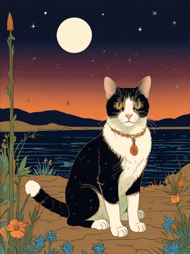 Cat In The Moonlight 6
