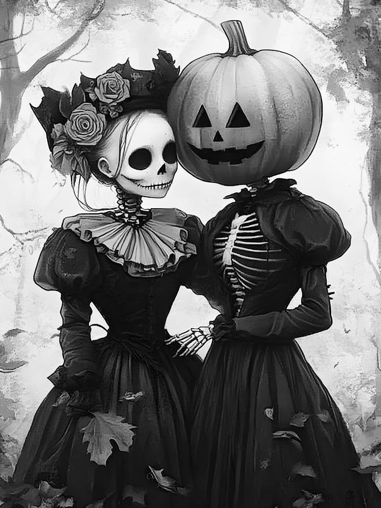 Two Skeletons 3