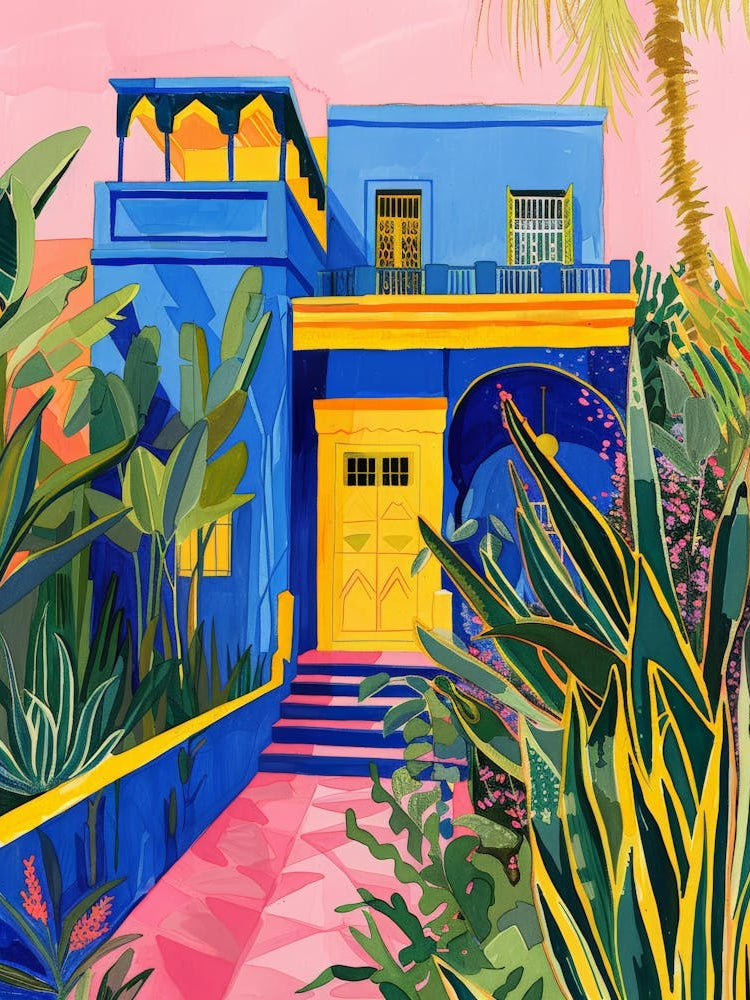Blue House In Morocco 5