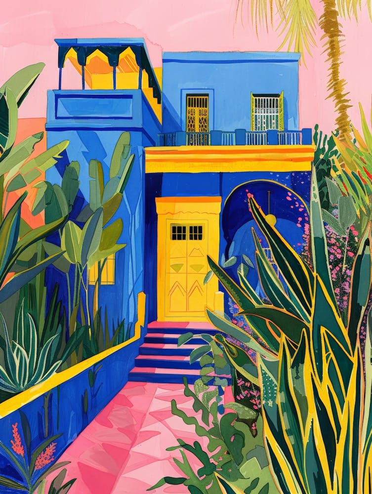 Blue House In Morocco 5
