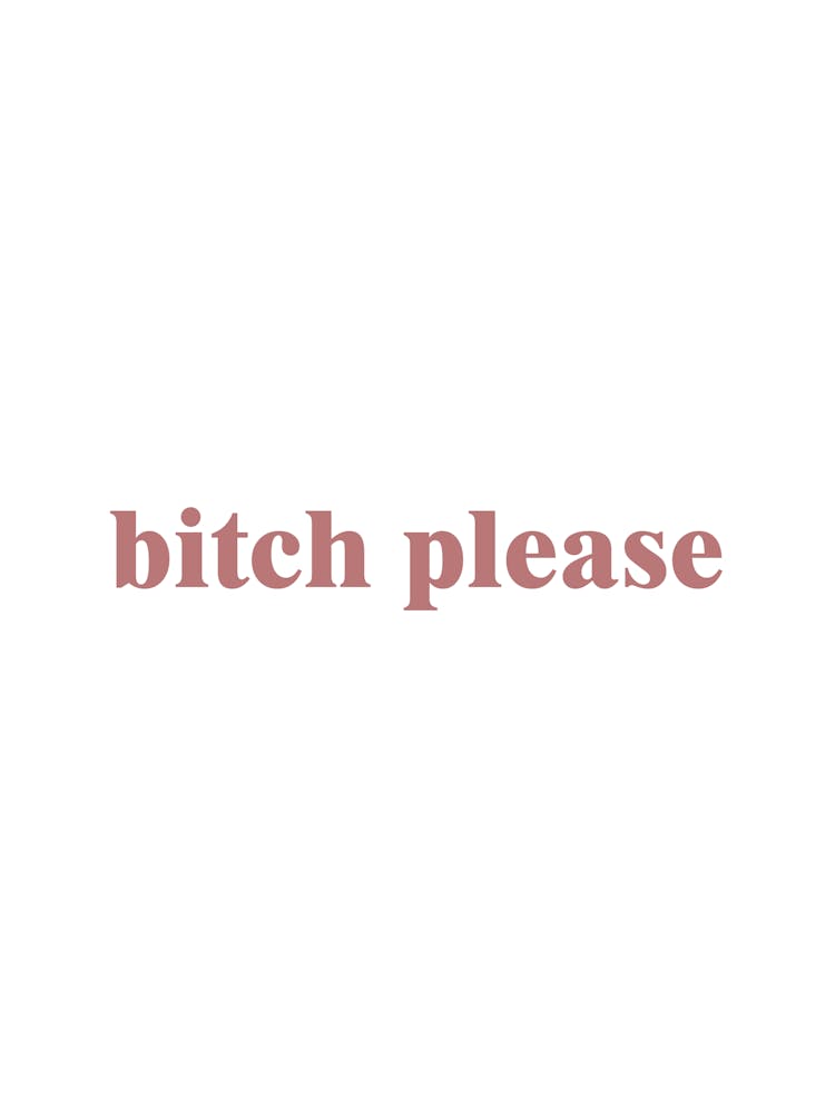 Bitch Please