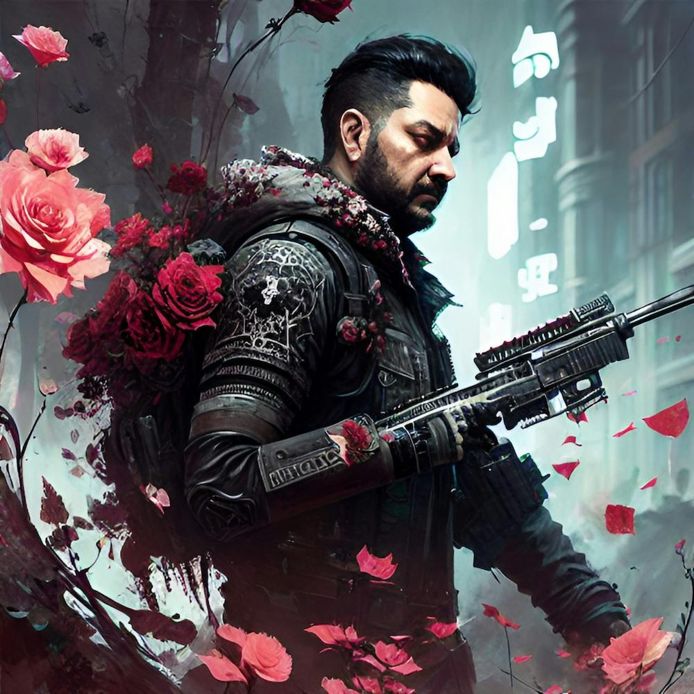 Post Apocalypse blooms Ai