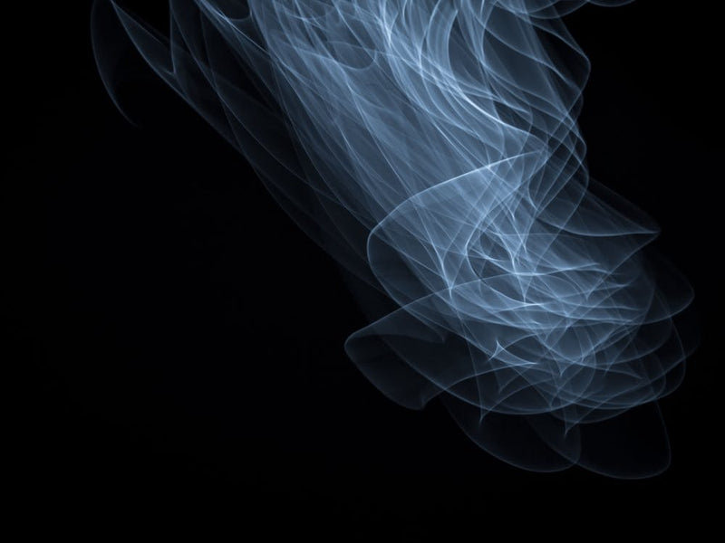 Glowing Abstract Curved Light Blue And White Lines 1