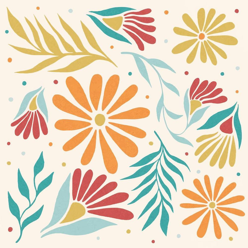 Floral Flare Square