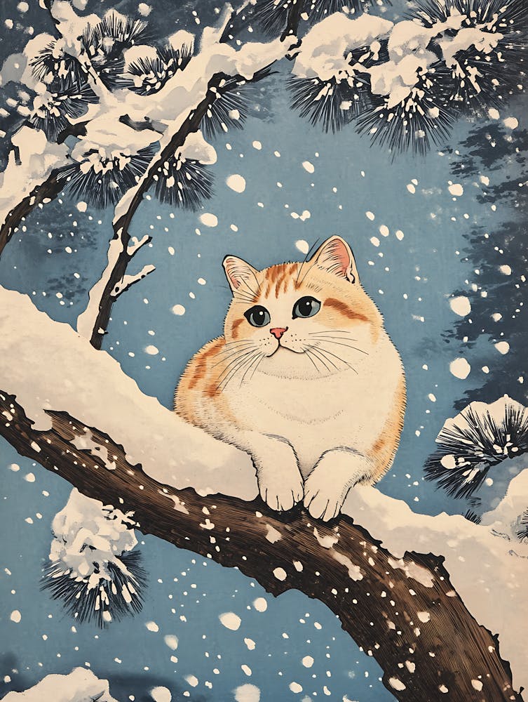 Cat In The Snow 16