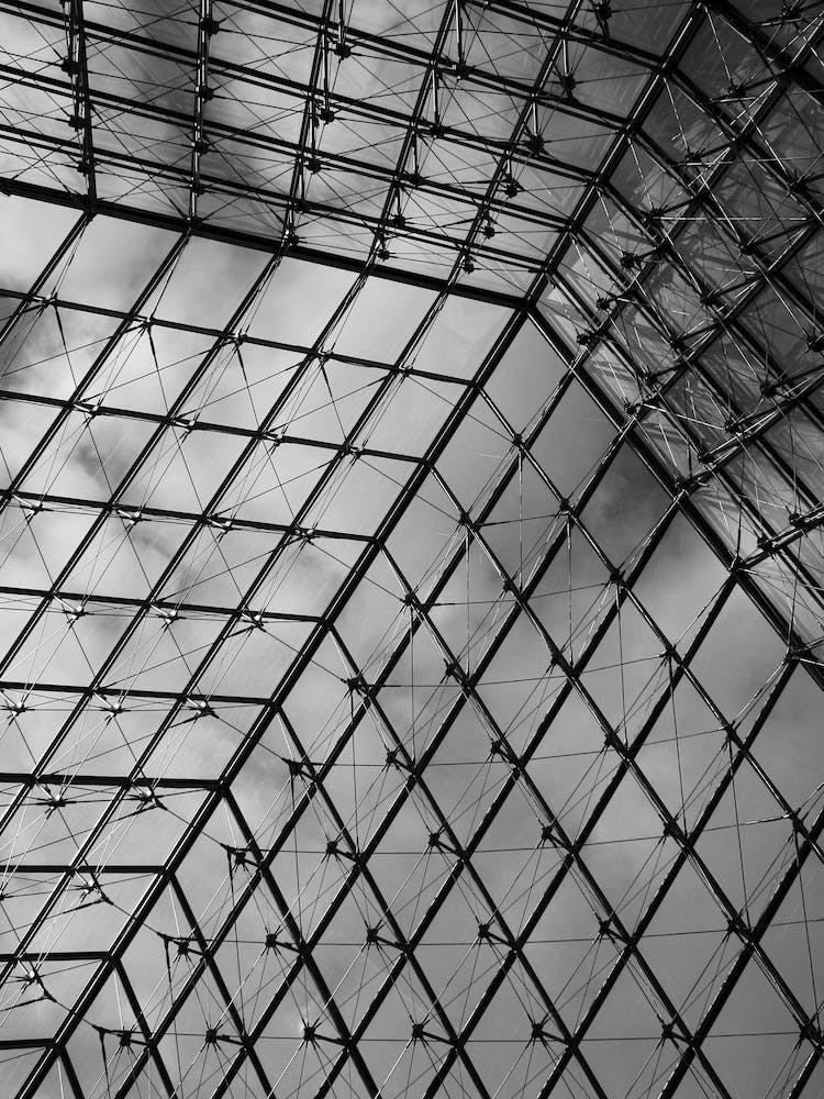 Louvre Pyramid - Paris France