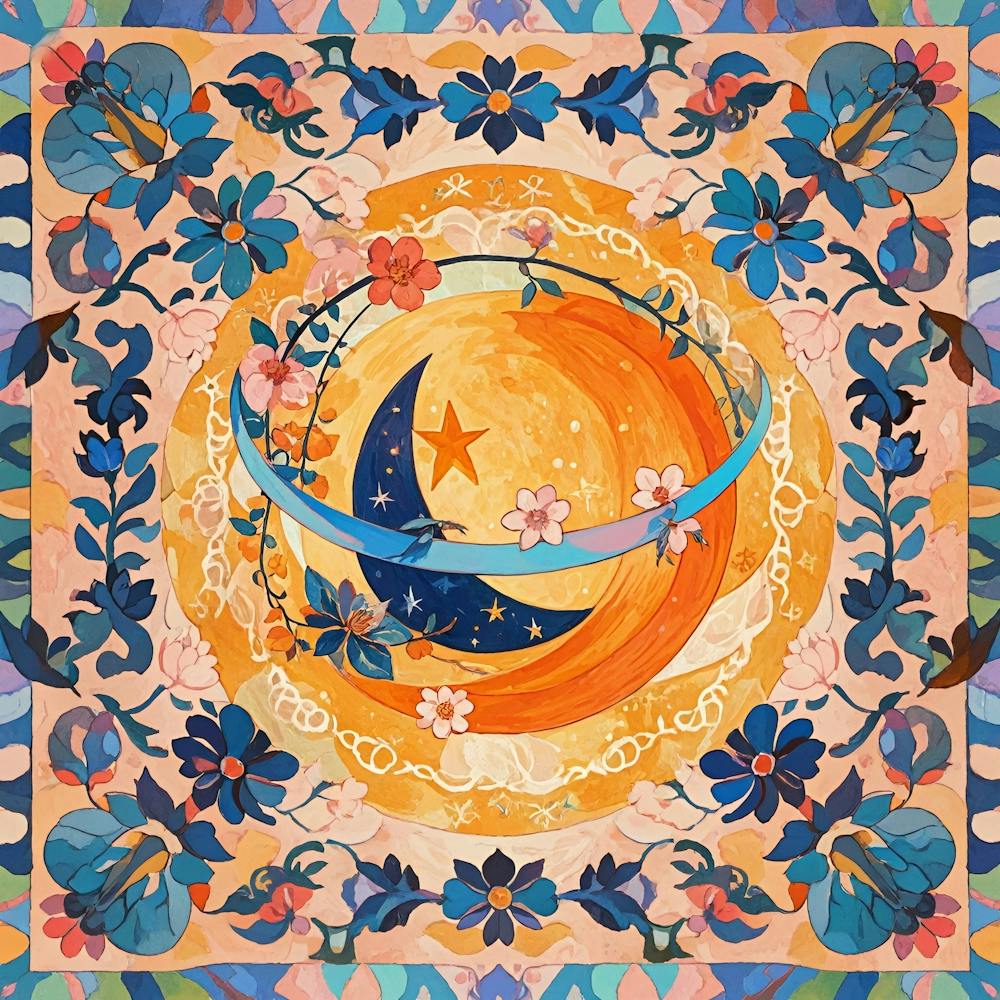 Moon And Stars 6