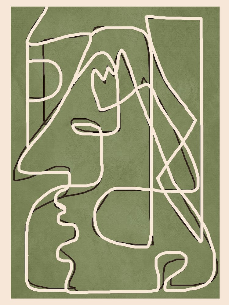 Abstract Face Sketch 1