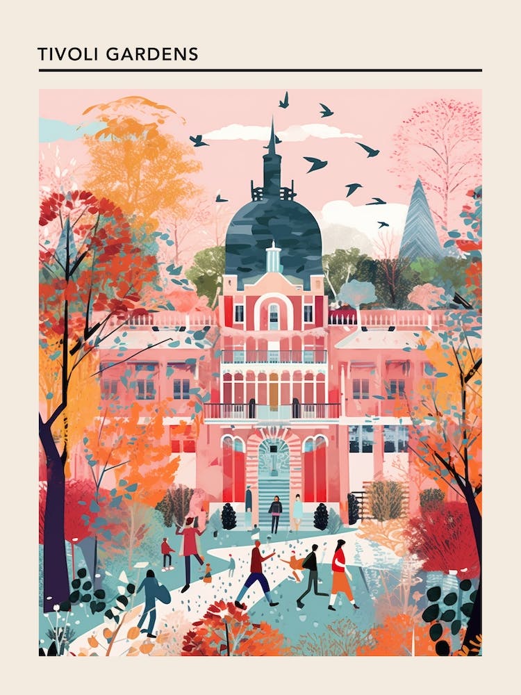 Tivoli Gardens Copenhagen Denmark