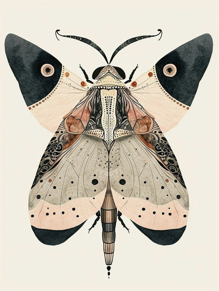 Colourful Insect Illustration Firefly 15